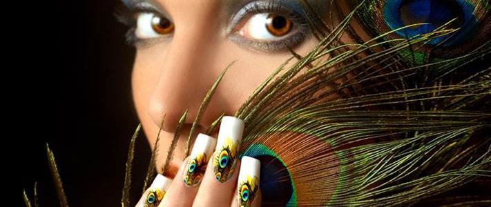 Эксклюзивная художественная роспись ногтей