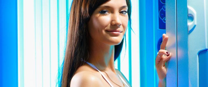 Солярий с коллагеновыми лампами